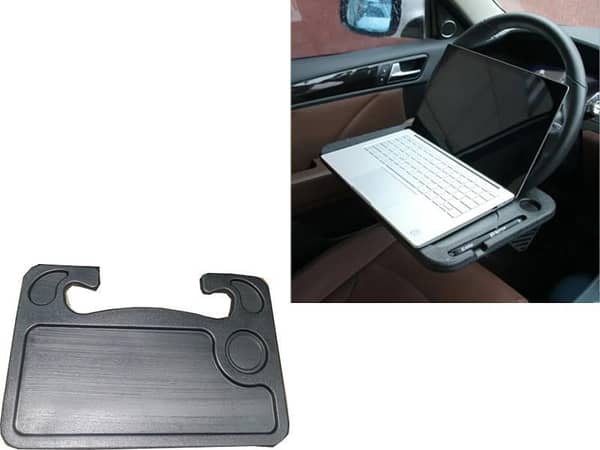 Steering Wheel Dining Food & Laptop Tray