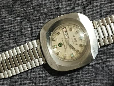 Rare 1970s | GINSBO-MATIC |Swiss 50 jubilee| NSA bracelet