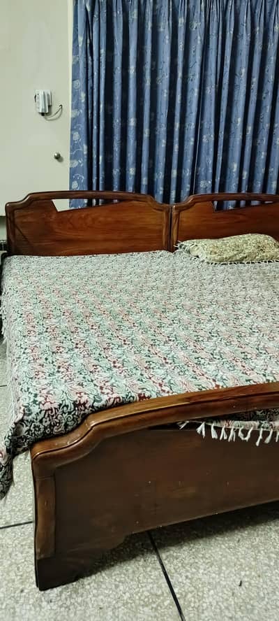 2 Wooden Single beds for sale (without mattress)