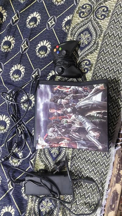 Xbox 360 Slim with 500gb hdd modded
