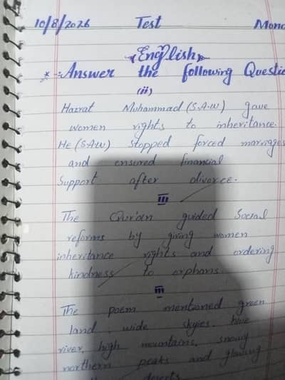 assignment work