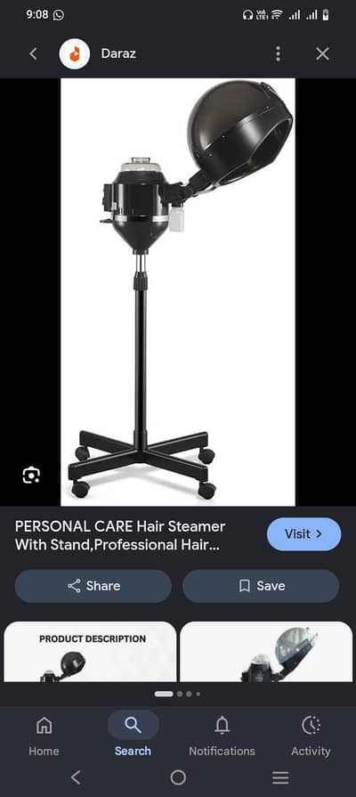 Hair steamer