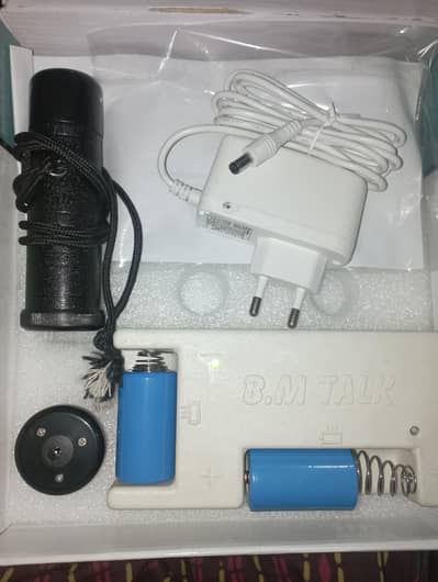 B. M. TALK Vocal Device Complete Set with Mic & Adapter
