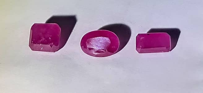 100% Natural African Rubies