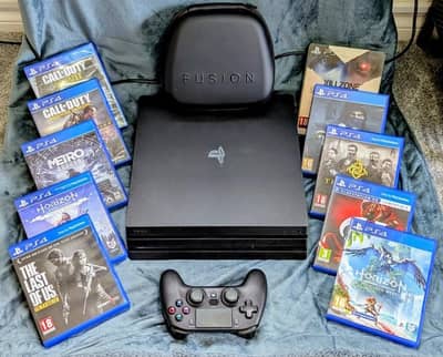 Sony PlayStation 4 Pro 1TB + 10 Original Games