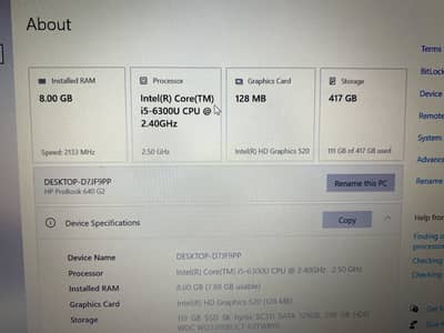 Hp core i5 6th generation