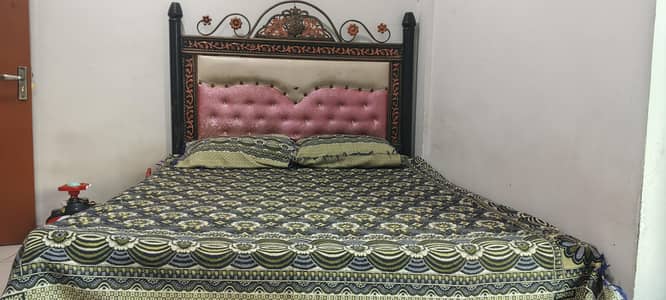 King Size Bed with Mattress for Sale (Urgent)