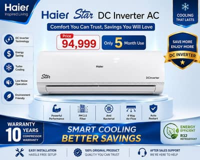 Haier Star DC Inverter Heat & Cool AC