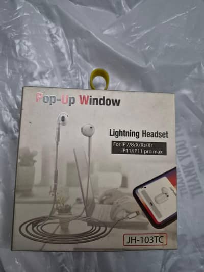 Apple box Packed iphone handfee with lightning headset