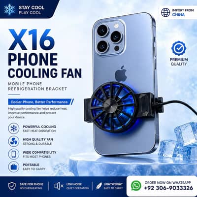imported X16 Phone Cooling Fan