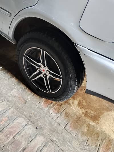 97 Carolla Spacial Rims tyers 1600 Cc