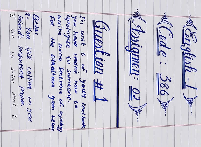 AIOU spring assignment 0