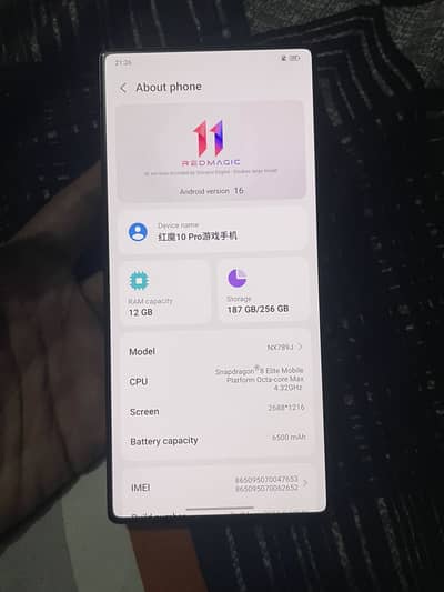 REDMAGIC 10 Pro | 12GB RAM | 256GB Storage