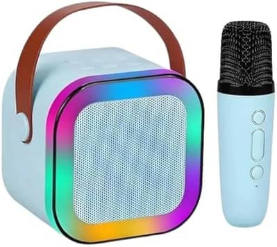 wireless speaker with multicolour lighting with carry handle