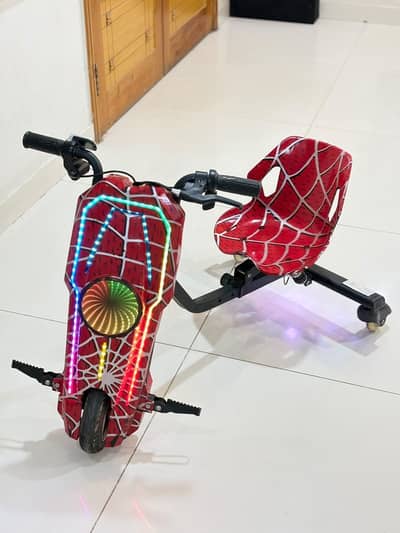 New Model Electric 360 Drifting Scooter 3 Wheel Kids Drift Go Kart