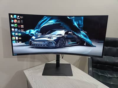 SAMSUNG CURVED MONITORS 34 INCH 10 /10