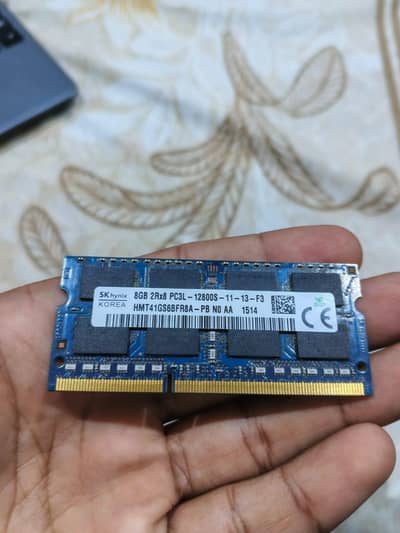 8GB DDR3L 1600 MHz Laptop RAM(PC3L-12800S) SK-Hynix