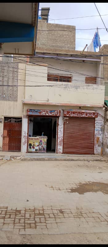 G+1 WITH 2 SHOPS 80 SQD HOUSE FOR SALE IN SECTOR 4