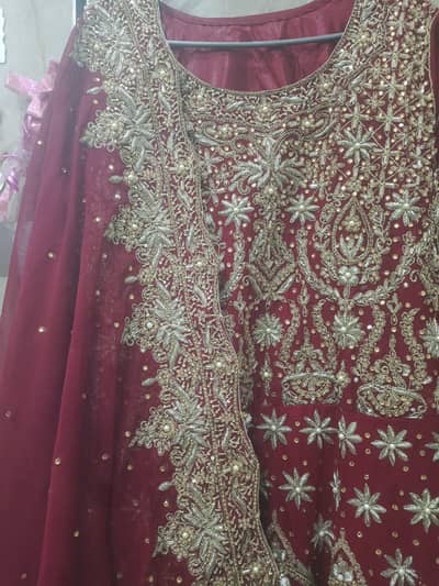 heavy bridal dress