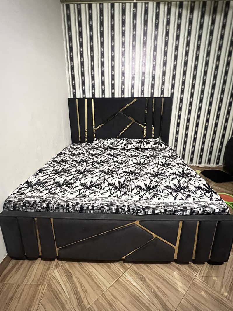 Bed sofa and dressing with side table 1