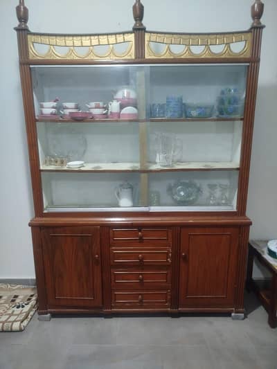 Beautiful Wooden Crockery Cabinet | Dining Room Showcase