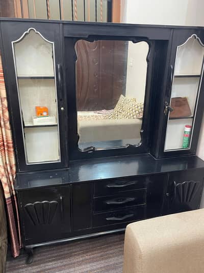 neat and clean dressing table