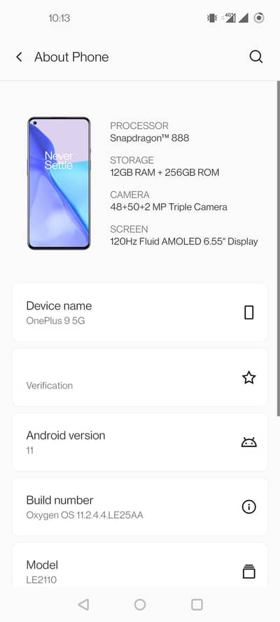 One Plus 9 5G(03105135653)