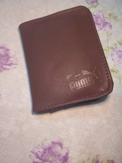 pure leather and card holder