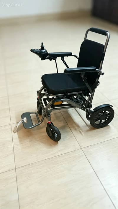 Like New Lightweight Folding Electric Wheelchair