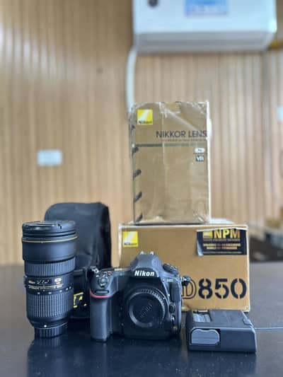 Nikon D850 Camera + Nikkor 24-70mm F2.8E Lens - Excellent Condition