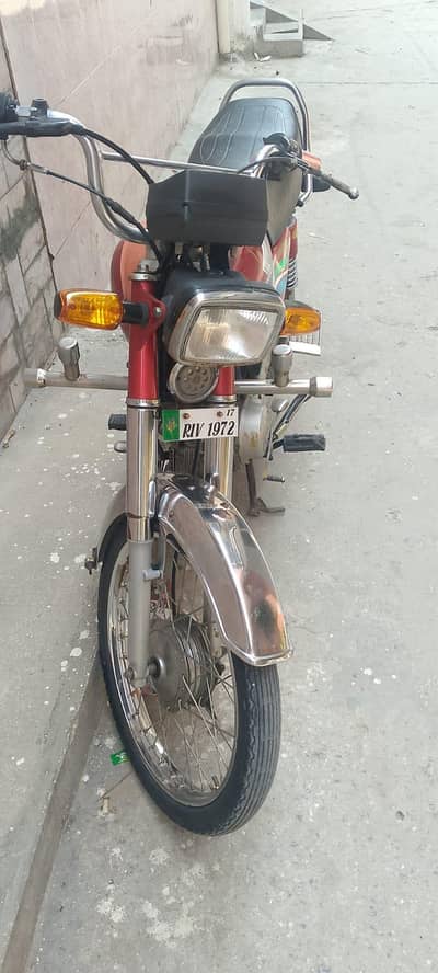 Honda CD70 2017 Model Rawalpindi No for sale