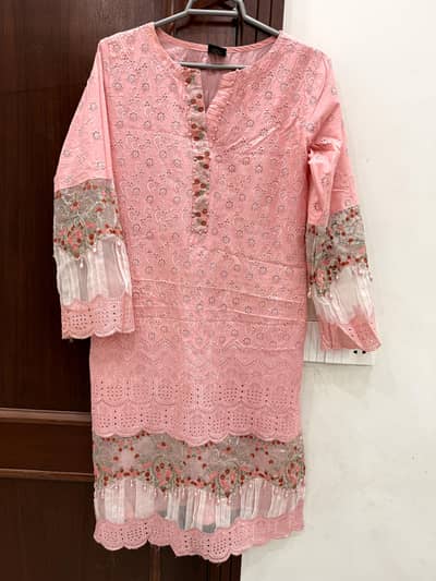 Ladies chikankari 3 piece suit