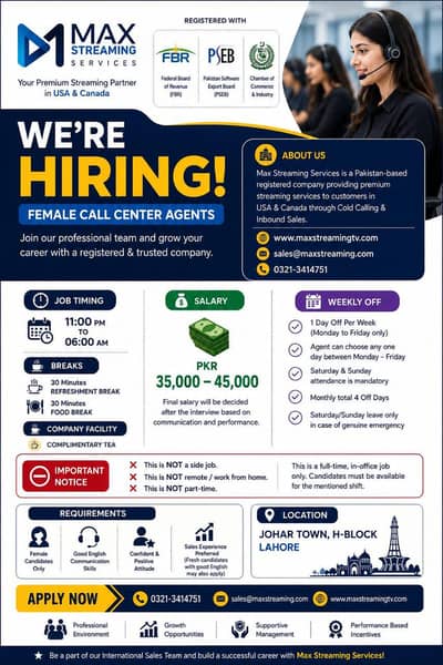 we are hiring staff