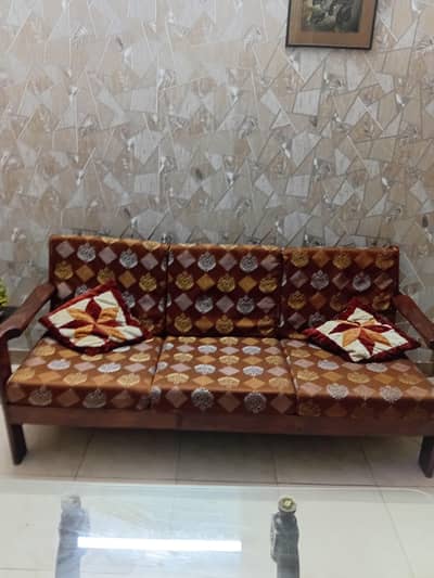 Solod wood sofa