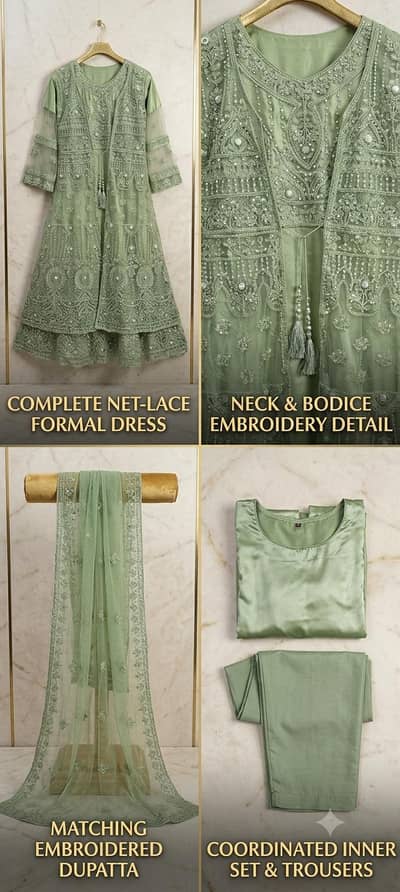 Green Maxi for ladies 03067707336