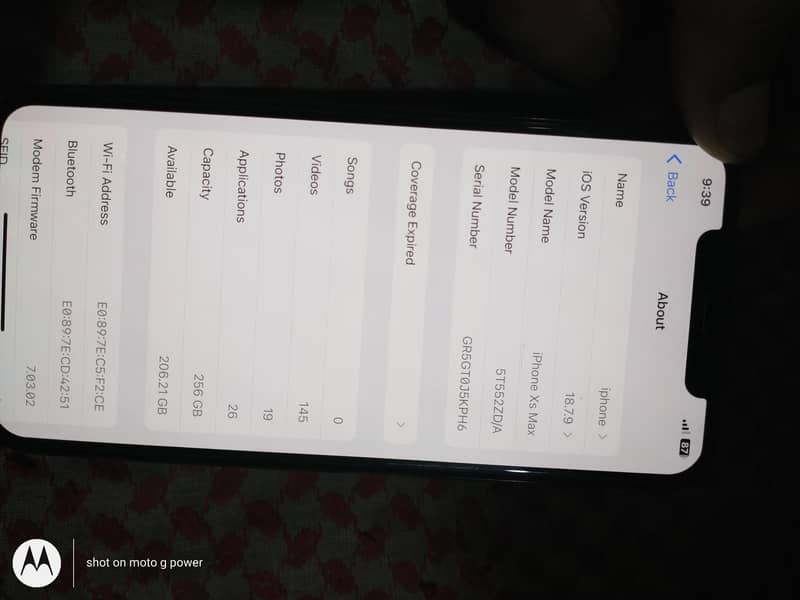 Apple iPhone XS Max 8