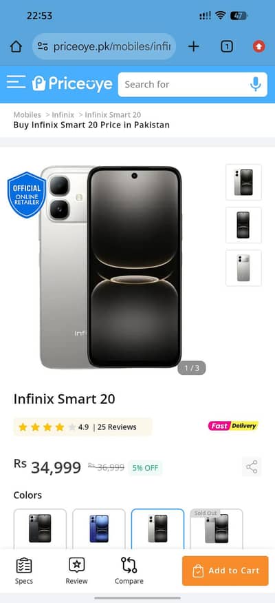Smart 20 4gb 64gb,,03013067369