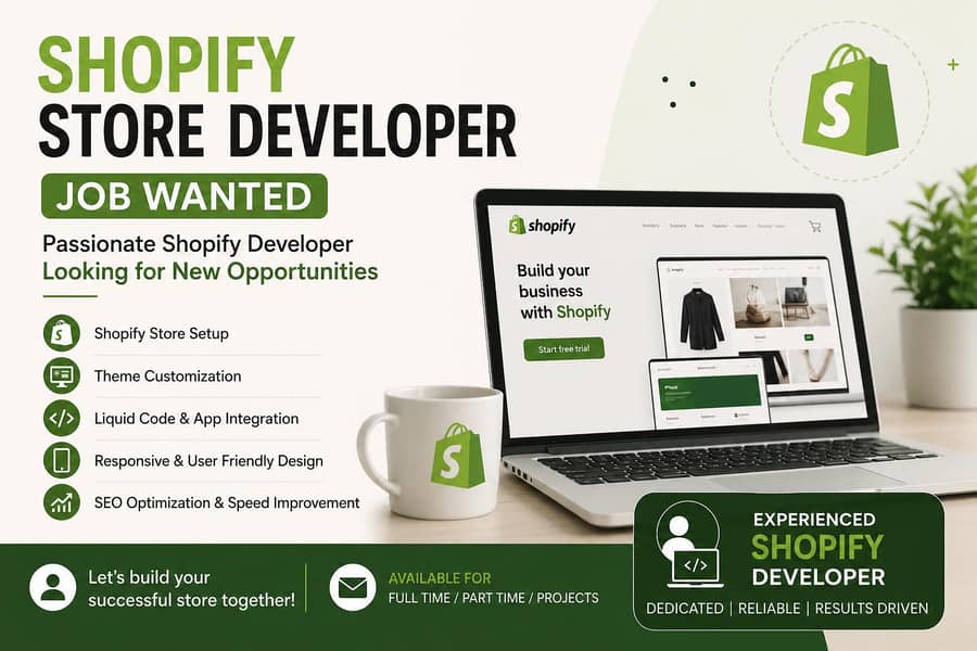 Shopify Website Developer ( Hire Me ) 0
