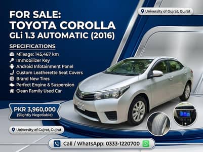 Toyota Corolla GLI 2016 Auto