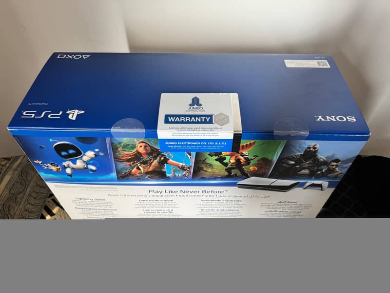 PlayStation 5, Disk Slim Console, 1TB, UAE version, one controller 2