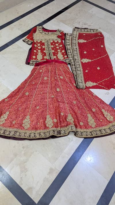 Royal Brides Original Bridal Lehnga – Heavy Dapka, Nakshi & Nag Work