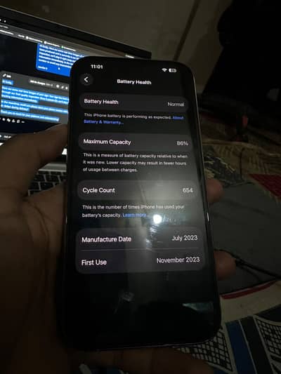 Apple iPhone 15 Pro JV white titanium 10/10