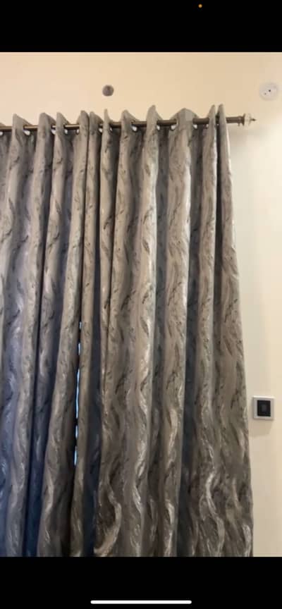 Brand new beautiful grey curtains