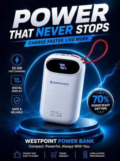 10000MAH West point power bank model WP-1000