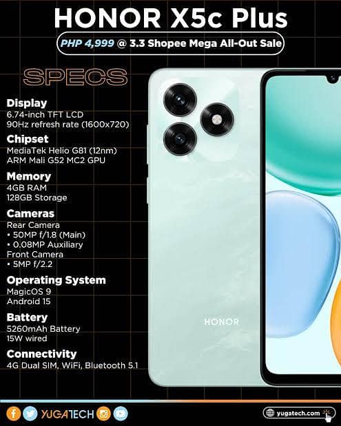 Honor X5 Plus 1