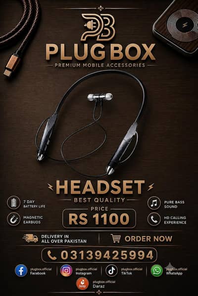 PlugBox Premium Neckband – Ultimate Sound Experience