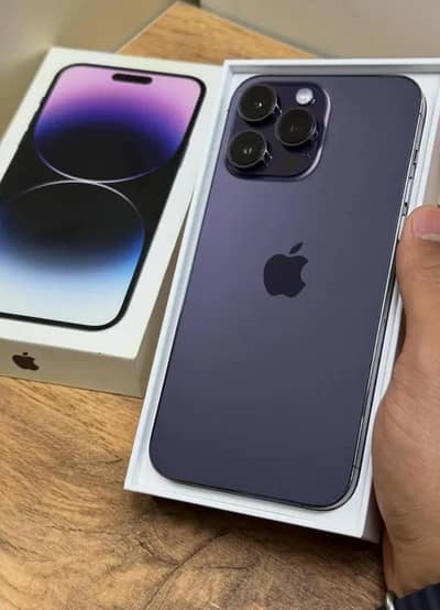 Apple iPhone 14 Pro Max official PTA Approved with Complete Box box