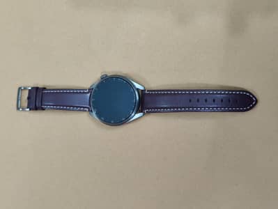 Huawei Watch 3 Pro Black titanium color with charger and Xtra belt.