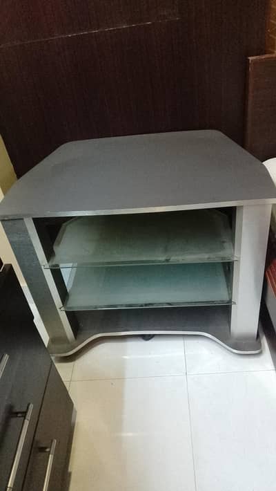 Modern 2-tier Tv console
