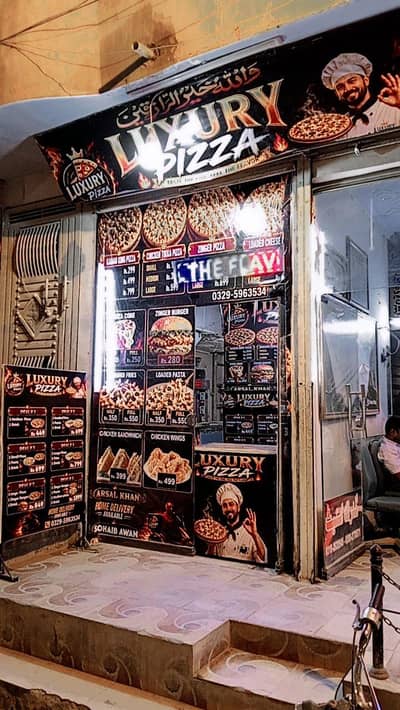 LUXURY PIZZA shop for sale